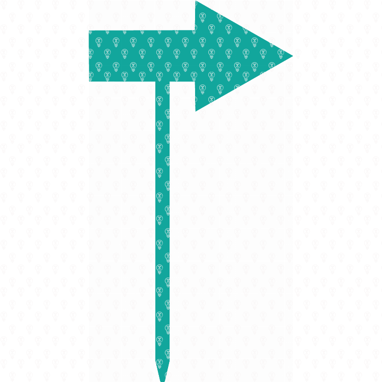 Cupcake Topper Arrow