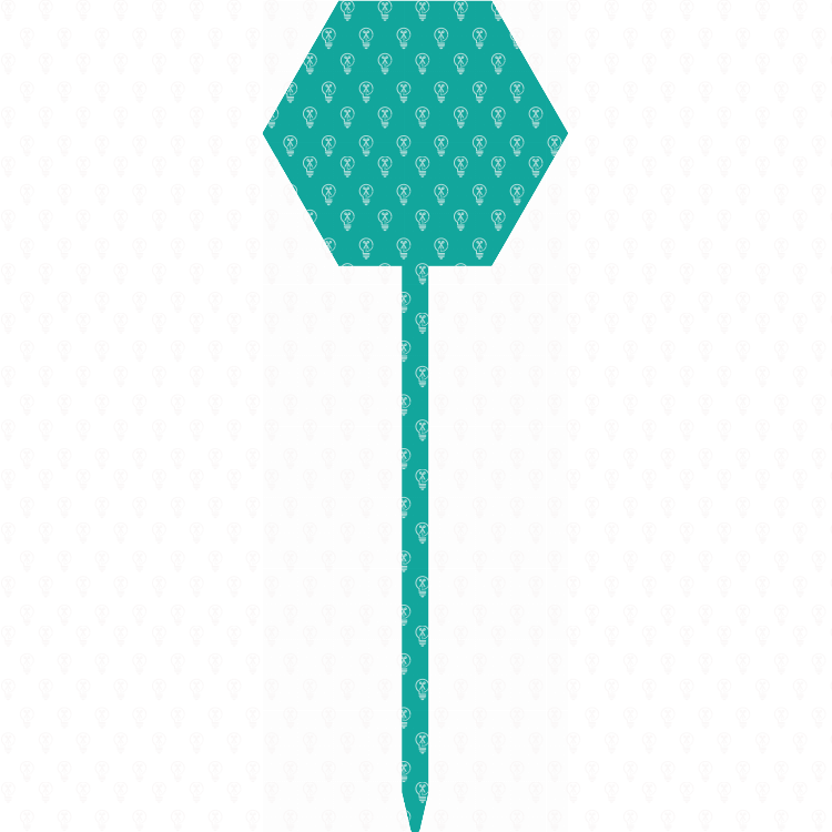 Cupcake Topper Hexagon