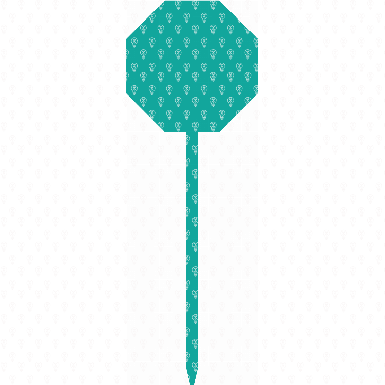 Cupcake Topper Octagon