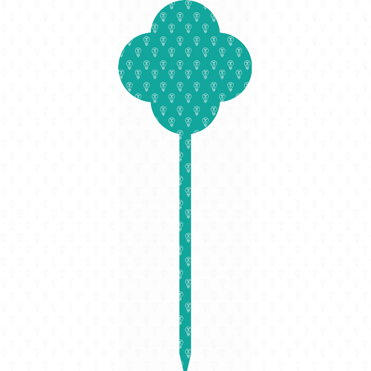 Cupcake Topper Quatrefoil