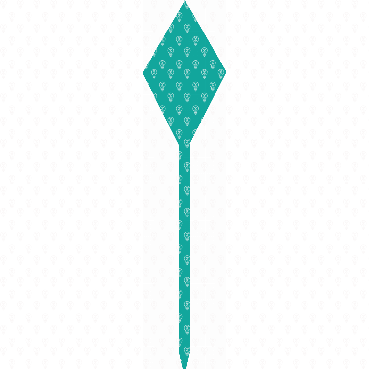 Cupcake Topper Rhombus