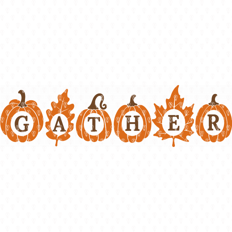 Gather pumpkin row
