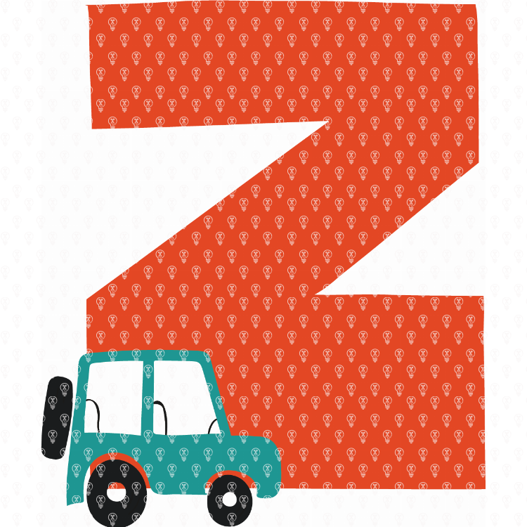 Z Car Sticker Cars Z - Makers Gonna Learn